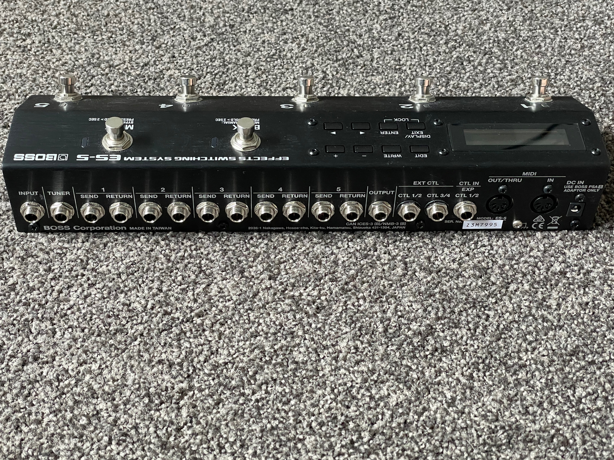 Boss ES-5 Effects Switcher - Tone Lounge