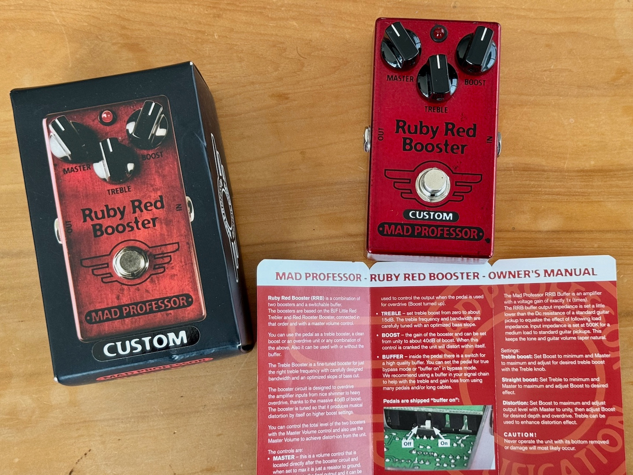 Mad Professor Custom - Ruby Red Booster - Tone Lounge
