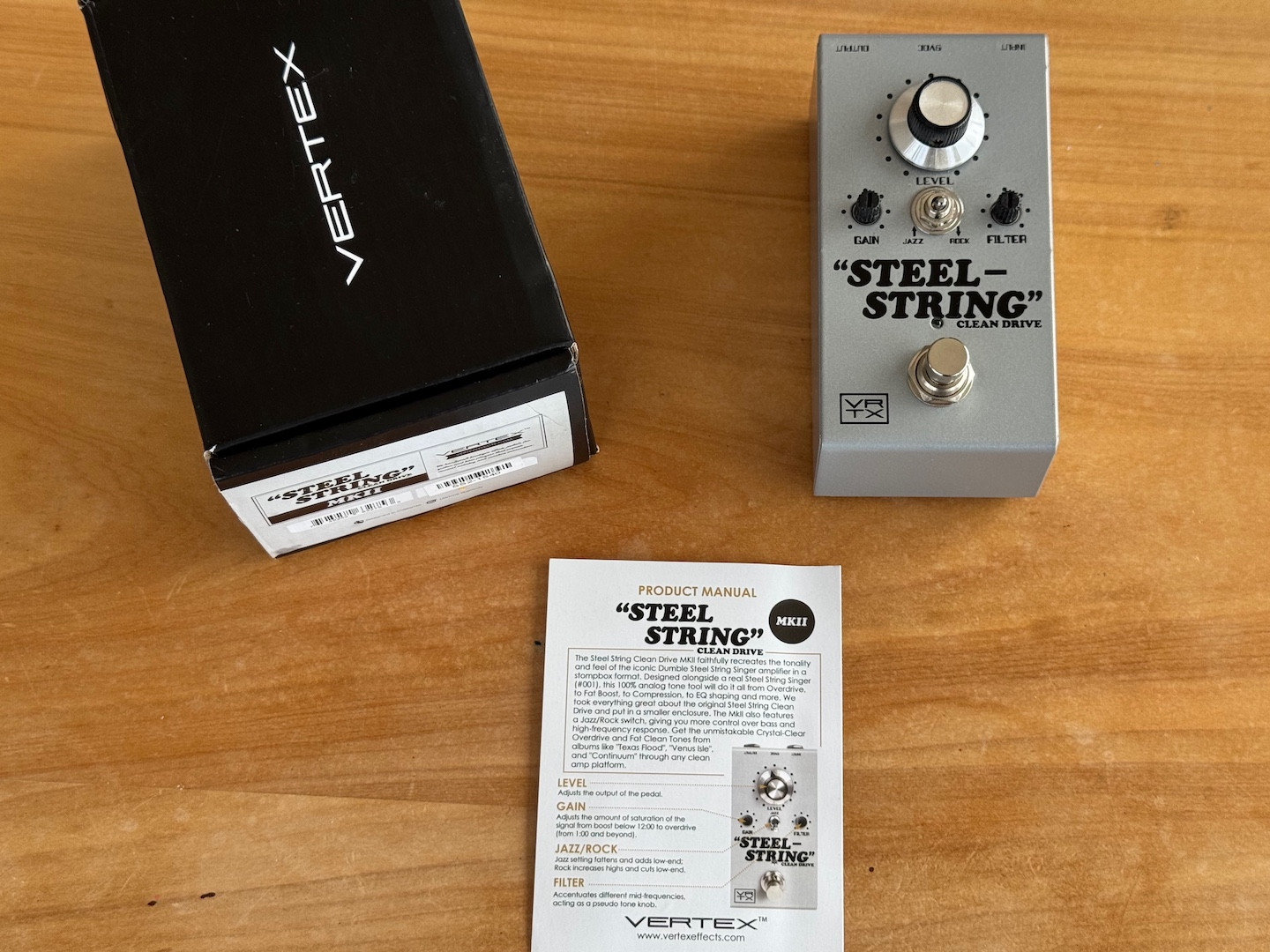 Vertex - Steel String Clean Drive Mk2 - Tone Lounge