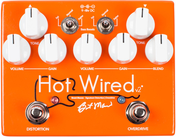 Wampler Hot Wired V2 Brent Mason Overdrive & Distortion 