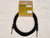Rattlesnake instrument cable 10ft straight plugs - Black