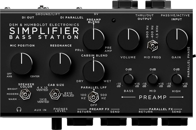 DSM & Humboldt Bass Station Pre-Amp + Poweramp & Cab Sim