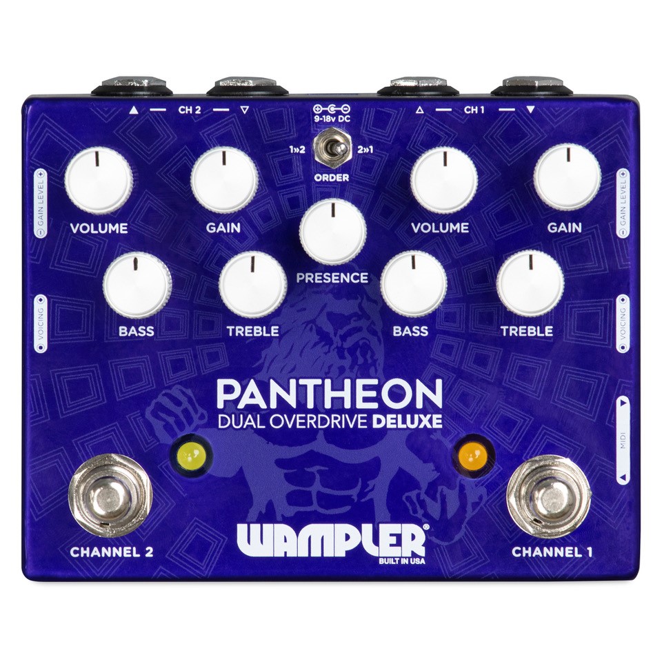 新品 未使用 Wampler Pedals Pantheon Deluxe Wampler Pantheon Deluxe Dual Overdrive | ToneLounge NZ