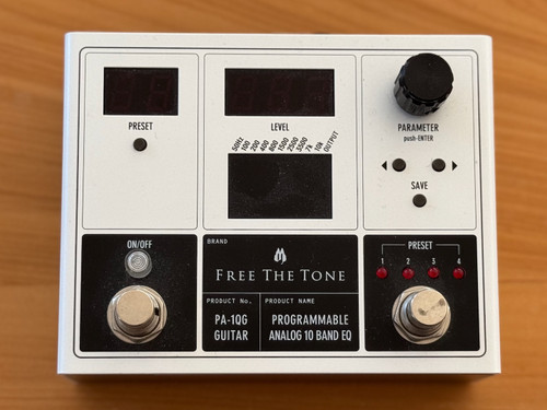 ぬFREE THE TONE PA-1QB アナログ・10バンドEQ ぬFREE THE TONE PA-1QB アナログ・10バンドEQ PROGRAMMABLE ANALOG 10