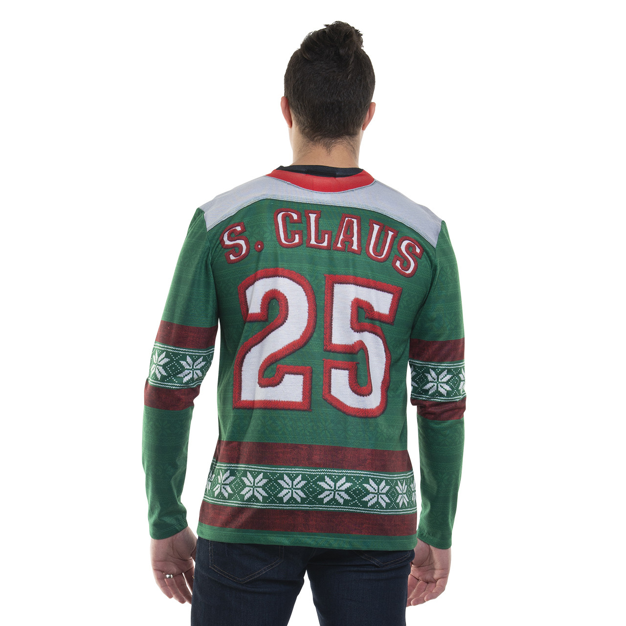 santa hockey jersey