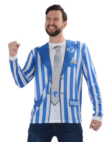 Seton Hall Pirates Striped Suit Tee