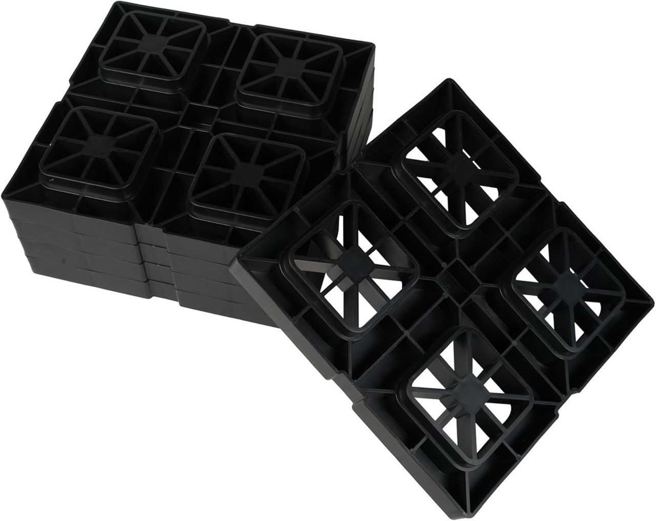 SEAFLO Heavy Duty RV Leveling Blocks Compatible with Single Wheels