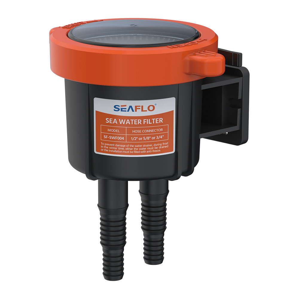 サバイバル浄水ポーチ | SEAL WATER FILTER SEAFLO Raw Sea Water Filter/Intake Strainer for 1/2