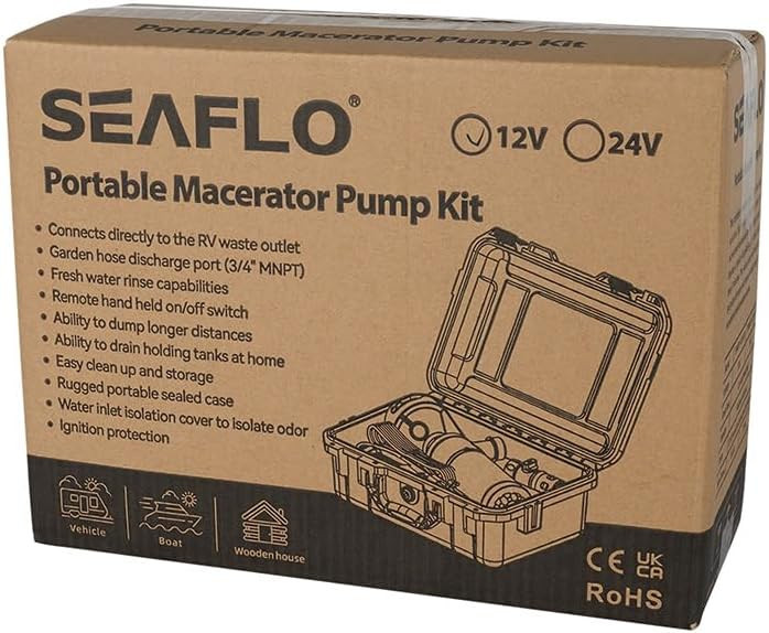 best fish box macerator pump Automatic for the Marine Yacht Boat 18590-2092, Dry Protection, 1/8 Inches, Ideal for Wastewater Waste Evacuation : Sports & Outdoors which further enhances its value and productivity Shurflo RV-Marine Macerator Pump (12V)