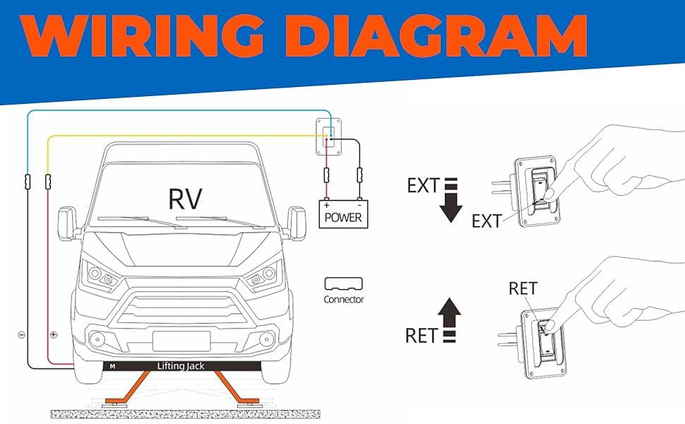SEAFLO Momentary Reversing Polarity 30A Rocker Switch 4 Pin for ...