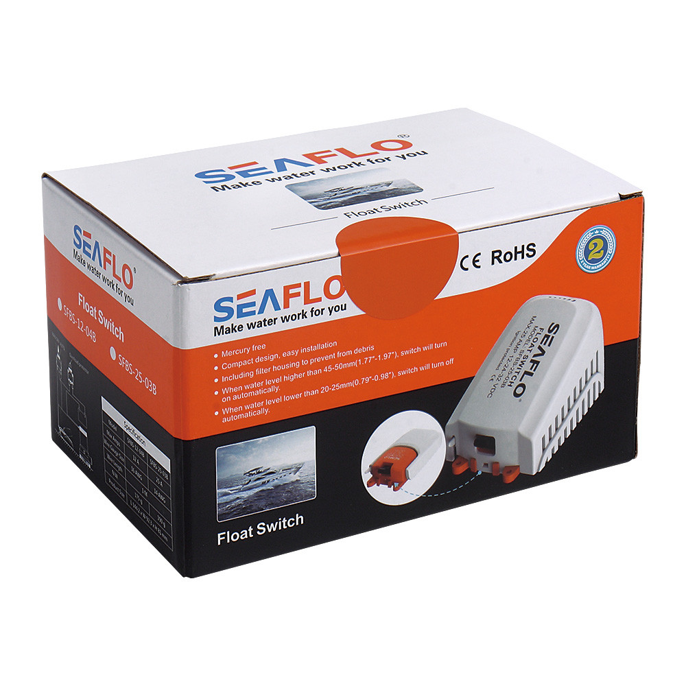 SEAFLO 03-Series Heavy Duty Bilge Pump Float Switch for 12V, 24V