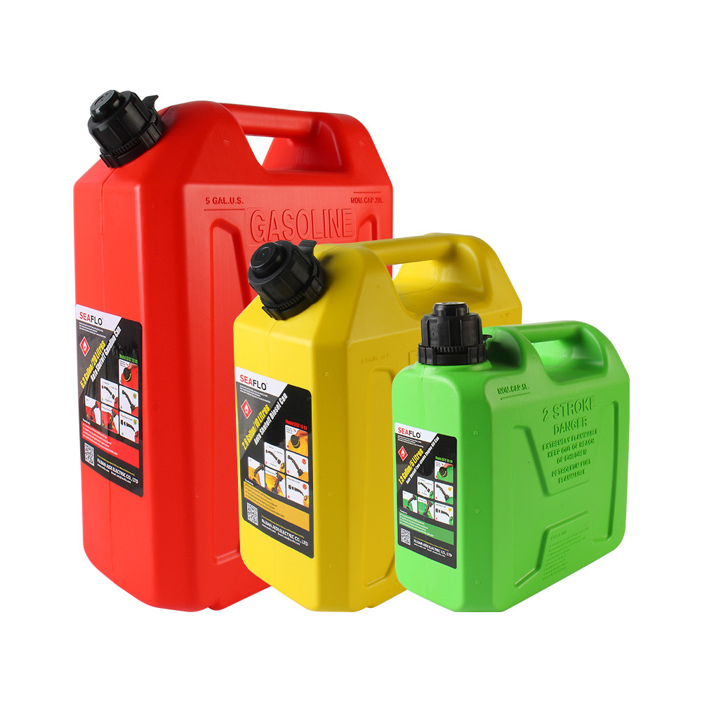 SEAFLO Diesel/ Gas/ 2-Stroke Auto Shut Off Gasoline Cans