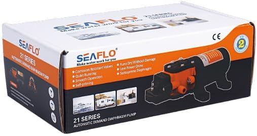 Pompe à Eau 12V Haute Pression SAILFLO - Diaphragm Pump 35-100 PSI Pour Caravane, Camping-Car, Bateau, Marine - Auto-Amorçante