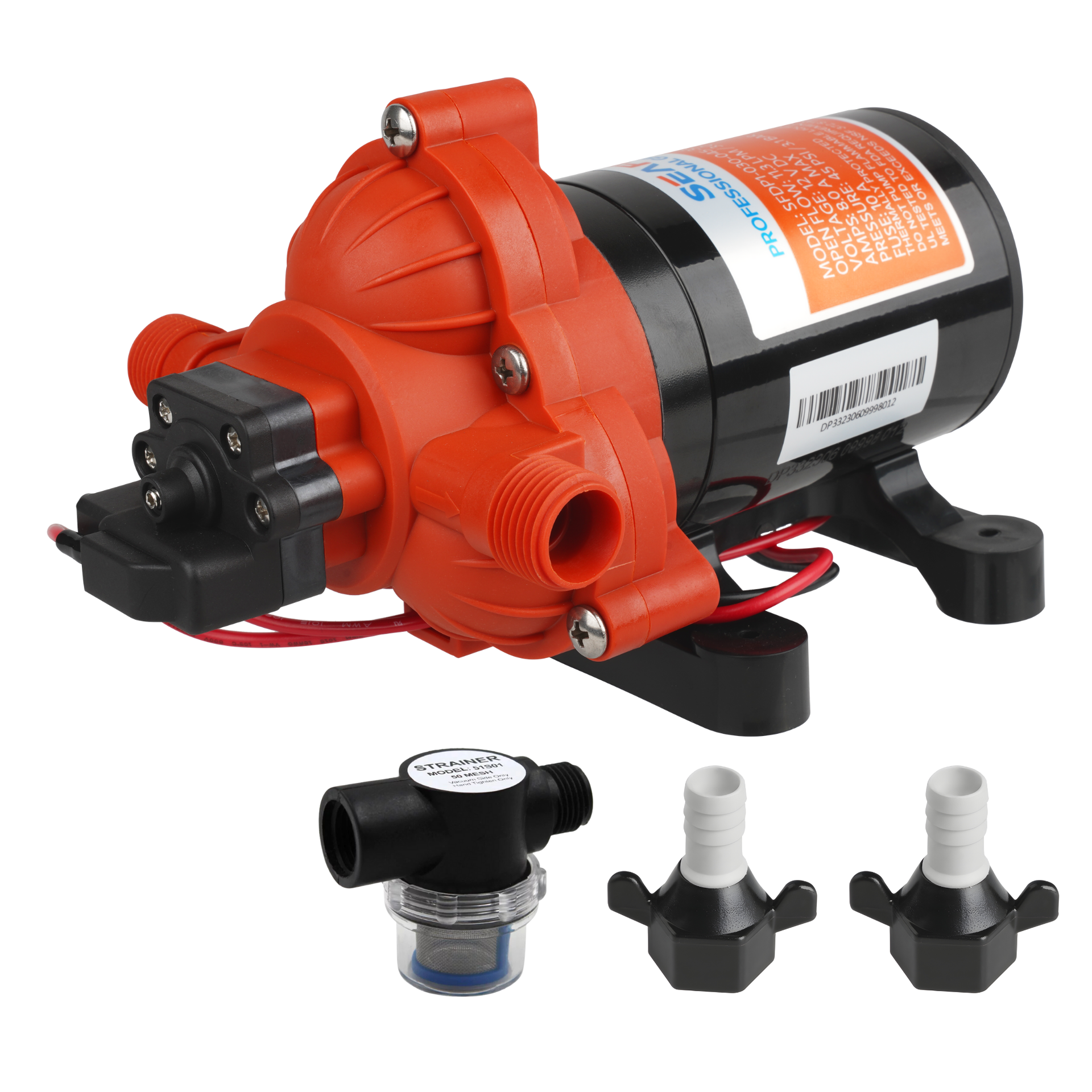 Seaflo Druckwasserpumpe 51-Serie 12V 5.0 GPM 60PSI - Selbstansaugend Für Boot RV Wohnwagen