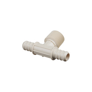 SEAFLO PEX Pipe  1/2" x 1/2" x 1/2" MNPT Tee fitting, Size 1/2"-14MNPT×1/2"Barb×1/2"Barb, 01 series
