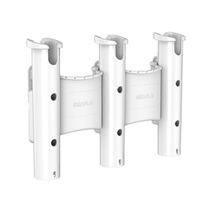 SEAFLO 3Rod Fishing Rod Holder Bracket Wall Mounted Boat Side Mount Tool Holder Tube Links
