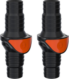 SEAFLO in-Line/ 90° Quick Disconnect Non-Return Check Valve PA6+GF+POM Construction, Anti-Backflow Design, Versatile Applications (Choose Size and Style)