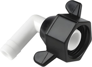 SEAFLO (NO: 51F05) 1/2"-14 FNPT x 3/8" Barbed Angled Universal Pump Fitting for SHURFLO, SEAFLO, Circle River, Johnson, Jabsco, FLOJET, REMCO, Lippert, USA ADVENTURE and other Pumps (4-Pack)