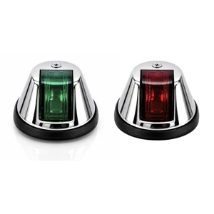 2W Red & Green Starboard Navigation Lights, 1 NM