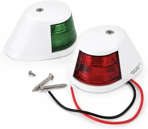 1.5W LED Port & Starboard Navigation Lights, White, 1.5 NM