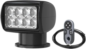 SEAFLO 01 Series Remote Control LED Searchlight - 20W, White 5500K, Black