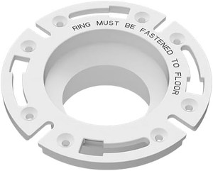 SEAFLO Universal Replacement RV Toilet 3" Floor Flange White