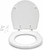 Compact Toilet Cover Kit, Wood Oval Replacement Seat Lid
