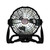 SEAFLO Portable Desk Fan 2-in-1 rechargeable fan high speed 6 hours low speed 12hours
