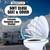 SEAFLO Porcelain RV Toilet with Sprayer Attachment - Elongated Bowl 19” Inch Residential Height, Gravity Flush, Foot Pedal Soft Close Seat Camper Motorhome Easy Install 4 -year Warranty SFRTCH-02-02