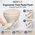 SEAFLO Residential Height Bone Camper/RV Toilet with Sprayer Attachment, 18.5” Standard Height, Gravity Flush System, Pedal Operation, Soft Close Seat, 4-Year Warranty (Bone W/Sprayer Attachment)