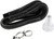 SEAFLO Bilge Pump Installation Kit 1-1/8" Outlet Plumbing Kit | 4.5 FT Kink-Free Flexible PVC Hose | Includes 2 316 Stainless Steel Hose Clamps and 1-1/8" Thru-Hull Fitting