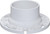 SEAFLO RV Toilet 3" Socket Floor Flange (SFRTK1-001) - White - Fits All RV Toilets (SFRTPH-01-01, SFRTPH-01-02, SFRTPH-02-01) - Secure Fit for 3" to 4" Drain Pipes