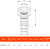 SEAFLO Thru Hull Fittings (5/8")