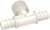 SEAFLO Plastic PEX Pipe Coupling Fitting Tee Style 1/2"-14 MNPT x 1/2" Barb x 1/2" Barb - Compatible with PEX or PE-RT Pipe, Corrosion Resistant (5-Pack)