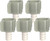 SEAFLO Plastic PEX Pipe Coupling Fitting Straight Swivel Adapter 1/2"-14 FNPT x 1/2" Barb Fitting Type - Compatible with PEX or PE-RT Pipe, Corrosion Resistant (5-Pack)