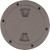 SEAFLO 4" - 6" Tan Circular Non Slip Inspection Hatch with Detachable Cover and Foam Seal