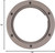 SEAFLO 4" - 6" Tan Circular Non Slip Inspection Hatch with Detachable Cover and Foam Seal