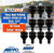SEAFLO Thru Hull Fitting, Marine Boat, Plastic Drain Overflow Connector, Corrosion Resistant Saltwater Safe, Bilge Port Deck Outlet,(⅝,¾,1,1⅛,1¼,1½, & 2" Options)(1,2,5, &10 Packs)(White/Black)