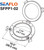 SEAFLO Round Porthole Window with ABS Plastic & Tempered Glass for Boat, Yacht, Marine Applications