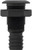 SEAFLO Thru Hulls Fitting Thru-Hull with Check Valve, 5/8”, 3/4”, 1”, 1-1/8”, 1-1/4”, 1-1/2”, or 2” Sizes, White/Black, Polypropylene/Nylon, 4-Year Warranty, (Choose Color, Size, and Pack Size)