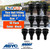 SEAFLO Thru Hull Fitting, Marine Boat, Plastic Drain Overflow Connector, Corrosion Resistant Saltwater Safe, Bilge Port Deck Outlet,(⅝,¾,1,1⅛,1¼,1½, & 2" Options)(1,2,5, &10 Packs)(White/Black)