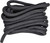 South Bend Rope Double Braid Nylon Dock Line w/Eye Splice (Black, 1-inch x 50 feet)
