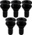 SEAFLO Thru Hull Fitting, Marine Boat, Plastic Drain Overflow Connector, Corrosion Resistant Saltwater Safe, Bilge Port Deck Outlet,(⅝,¾,1,1⅛,1¼,1½, & 2" Options)(1,2,5, &10 Packs)(White/Black)
