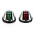 2W Red & Green Starboard Navigation Lights, 1 NM