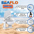 SEAFLO Electric Twist Flush Marine Toilets - Self Priming, Macerator, Rotary Control, Ceramic Bowl, Boat Yacht Toilet (Choose Compact/Regular Sizes and 12V/24V Options)