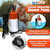 SEAFLO Portable Camping/Outdoor Shower, Rechargeable Battery, 2.64 Gallons Per Min, 40-Minute Runtime Outdoor Camping Pet Washing, Type-C Charging, 80" Hose (with or Without 2.6 Gallon Bucket)