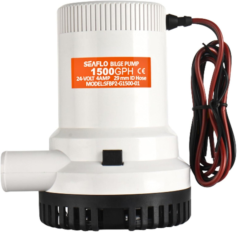 SEAFLO 01 Series 1500 GPH Bilge Pump – 24V