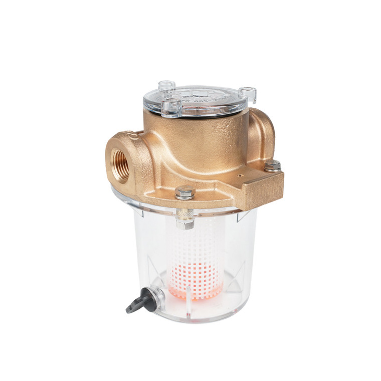 Bronze Raw Water Strainers (Plastic Filter Basket)