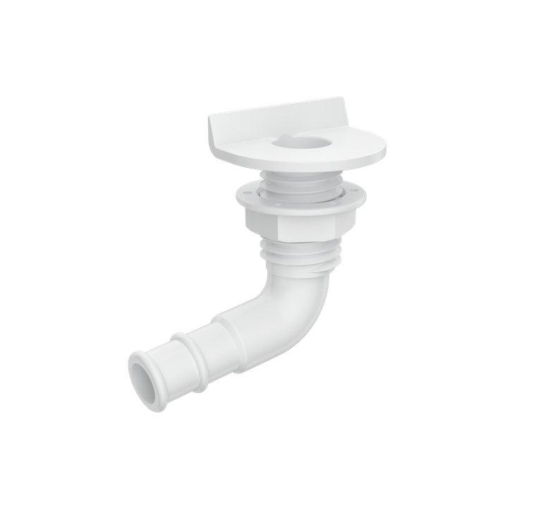 Left L-Head Thru Hull Fittings