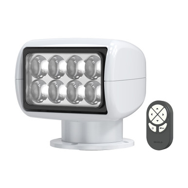 SEAFLO Remote Control LED Searchlight-28W(Black/White)